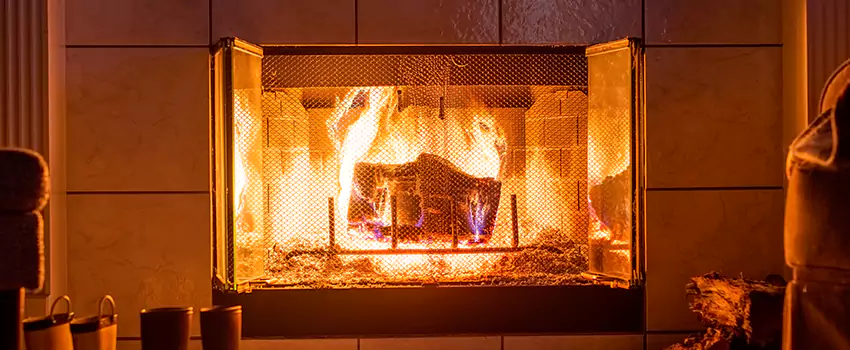Mendota Hearth Landscape Fireplace Installation in Austin, Minnesota