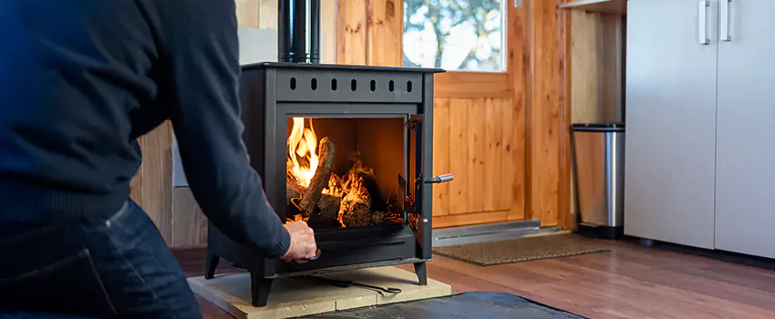 Open Hearth Wood Fireplace Installation in Austin, MN
