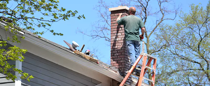 Vinyl and PVC Chimney Flashing Installation in Austin, MN