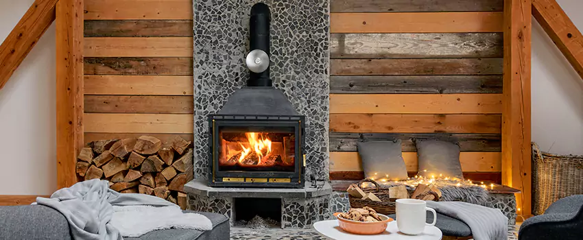 Thelin Hearth Products Direct Vent Gas Stove Fireplace Inspection in Austin, Minnesota